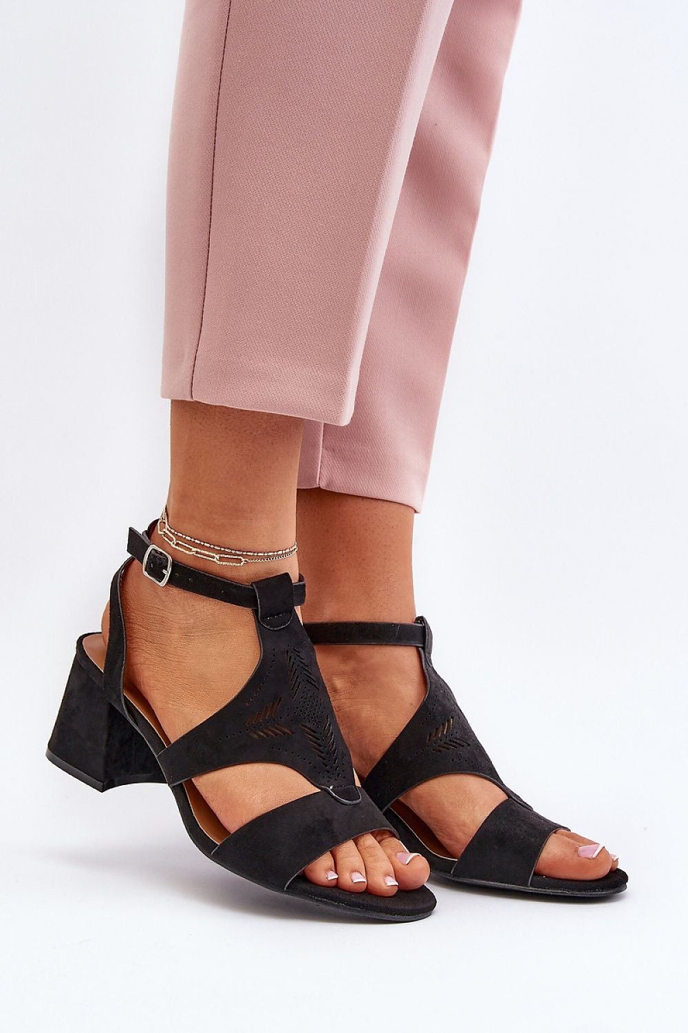 Heel sandals model 194488